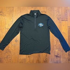 Men’s Size Large 3/4 Zip Long Sleeve Pullover NCAA March Madness Black